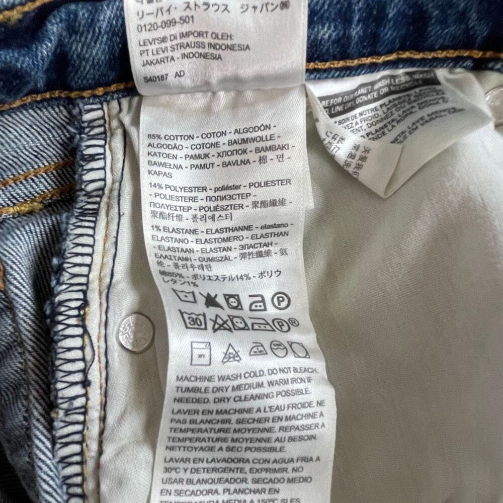Levi’s Wedgie Straight Jeans Size 27 - Picture 5 of 10